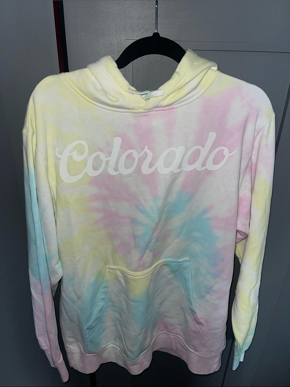 Tie-Dye Colorado Hooded Sweatshirt - Pastel Multi
